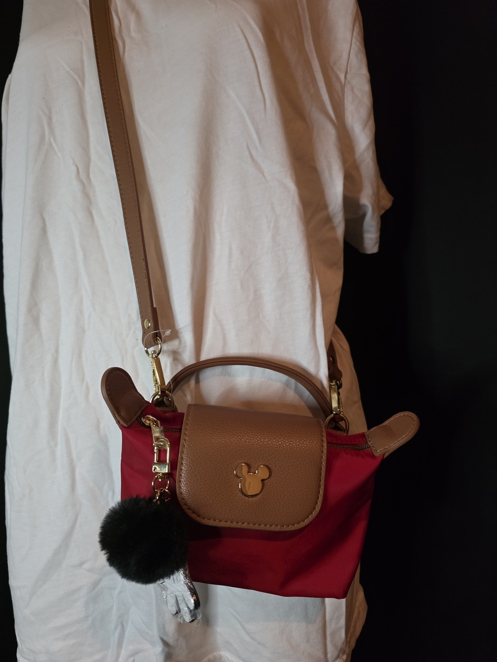 Disney Mickey Mouse Red CrossBody Bag NWT